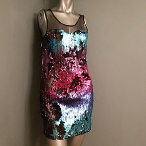 Modcloth sequined cocktail dress